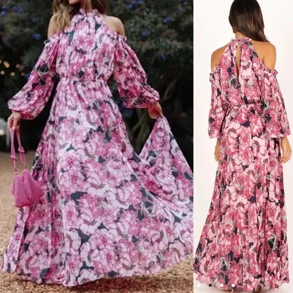 Petal & Pup | Dresses | Petal Pup Hilary Pleated Maxi Dress Pink Floral Boho Bohemian | Poshmark Petal & Pup | Dresses | Petal Pup Hilary Pleated Maxi Dress Pink Floral Boho Bohemian | Poshmark